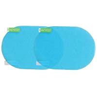 fedsjuihyg 2 Pcs Espejo retrovisor de Coche a Prueba de Lluvia película Anti Niebla Membrana Impermeable Protectora…